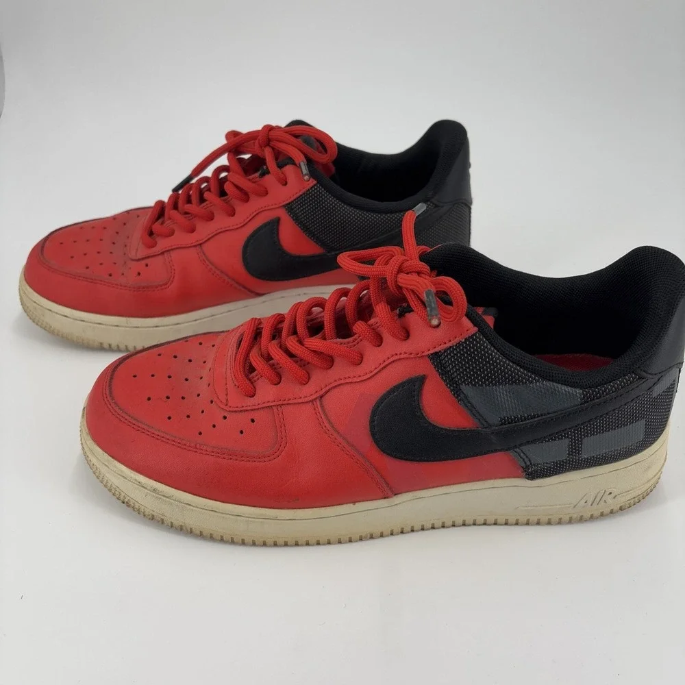 Nike Air Force 1 '07 Low Habanero Red‎ Shoes Size 8.5
